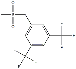 3,5-BIS(TRIFLUOROMETHYL)BENZYLMETHYLSULFONE 97% Struktur