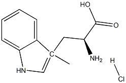 (2S,3R)3-MEHTYL TRYPTOPHAN HYDROCHLORIDE Struktur