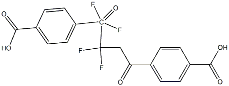 1,4-BIS(4-CARBOXYPHENYL)-1,1,2,2-TETRAFLUOROBUTANE-1,4-DIONE Struktur