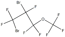 2,3-DIBROMOPENTAFLUOROPROPYL TRIFLUOROMETHYL ETHER, 97% MIN. Struktur