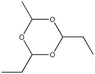 2,4-DIETHYL-6-METHYL-1,3,5-TRIOXANE 96+% Struktur