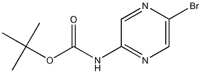 (5-BROMOPYRAZIN-2-YL)CARBAMIC ACID TERT-BUTYL ESTER, 95+% Struktur