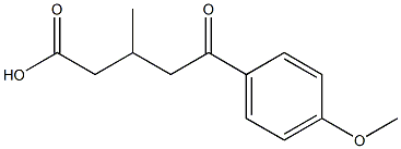 5-(4-METHOXYPHENYL)-3-METHYL-5-OXOVALERIC ACID 95% Struktur