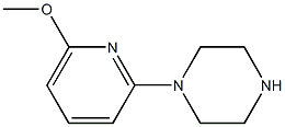 1-(6-METHOXY-2-PYRIDYL)PIPERAZINE Struktur