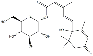 ()-CIS,TRANS-ABSCISIC ACID GLUCOSYL ESTER 98% (HPLC) Struktur