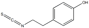 4-(2-ISOTHIOCYANATOETHYL)PHENOL Struktur