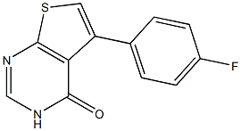 5-(4-FLUOROPHENYL)-3H-THIENO[2,3-D]PYRIMIDIN-4-ONE 95% Struktur