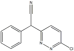 6-CHLORO-ALPHA-PHENYL-3-PYRIDAZINEACETONITRILE Struktur