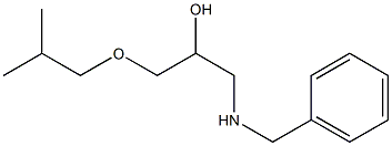 1-Benzylamino-3-isobutoxy-propan-2-ol Struktur