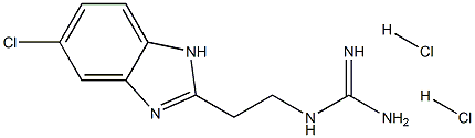 1-(2-(5-CHLORO-1H-BENZO[D]IMIDAZOL-2-YL)ETHYL)GUANIDINE DIHYDROCHLORIDE Struktur