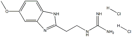 1-(2-(5-METHOXY-1H-BENZO[D]IMIDAZOL-2-YL)ETHYL)GUANIDINE DIHYDROCHLORIDE Struktur