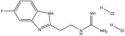 1-(2-(5-FLUORO-1H-BENZO[D]IMIDAZOL-2-YL)ETHYL)GUANIDINE DIHYDROCHLORIDE Struktur