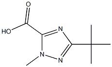 5-TERT-BUTYL-2-METHYL-2H-[1,2,4]TRIAZOLE-3-CARBOXYLIC ACID Struktur