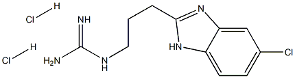 1-(3-(5-CHLORO-1H-BENZO[D]IMIDAZOL-2-YL)PROPYL)GUANIDINE DIHYDROCHLORIDE Struktur