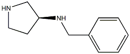 (S)-3-(BENZYL-AMINO)PYRROLIDINE Struktur