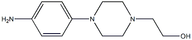 1-(2-HYDROXYETHYL) -4-(4-AMINOPHENYL )PIPERAZINE Struktur