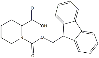 1-FMOC-2-PIPERIDINECARBOXYLIC ACID Struktur