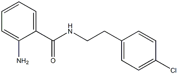 2-AMINO N-( 4-CHLORO PHENETHYL)BENZAMIDE Struktur