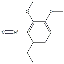 3,4-DIMETHOXY,2-PHENETHYL ISONITRILE Struktur