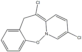 8,11-DICHLORO DIBENZO(B,F)OXAZEPINE Struktur