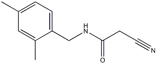 N-(2,4-dimethylbenzyl)-2-cyanoacetamide Struktur