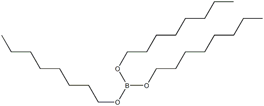 Boric Acid Trioctyl Ester Struktur