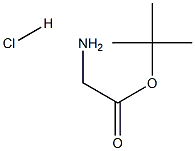 Glycine T-Bbutyl Ester Hydrochloride Struktur