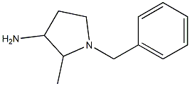 3-AMINO-1-BENZYL-2-METHYLPYRROLIDINE Struktur