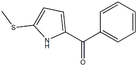 2-(METHYLTHIO)-5-BENZOYLPYRROLE Struktur