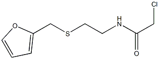 N-(CHLOROACETYL)FURFURYLTHIOETHYLAMINE Struktur