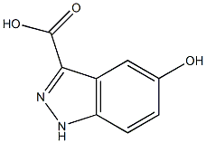 5-HYDROXYINDAZOLE-3-CARBOXYLIC ACID Struktur