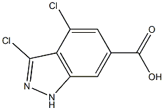 3,4-DICHLOROINDAZOLE-6-CARBOXYLIC ACID Struktur