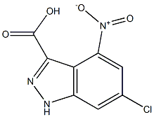 6-CHLORO-4-NITROINDAZOLE-3-CARBOXYLIC ACID Struktur