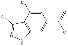 3,4-DICHLORO-6-NITROINDAZOLE Struktur