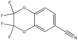 6-CYANO-2,2,3,3-TETRAFLUORO-1,4-BENZODIOXANE Struktur