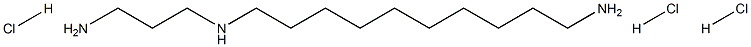 N-(3-AMINOPROPYL)-1,10-DECANEDIAMINE TRIHYDROCHLORIDE Struktur