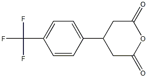 3-(4-TRIFLUOROMETHYLPHENYL)GLUTARICANHYDRIDE Struktur