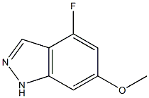 4-FLUORO-6-METHOXYINDAZOLE Struktur