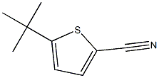 5-TERT-BUTYLTHIOPHENE-2-CARBONTRILE Struktur