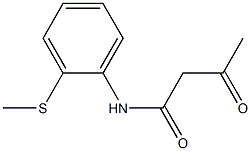 N-(2-METHYLSULFANYL-PHENYL)-3-OXO-BUTYRAMIDE Struktur