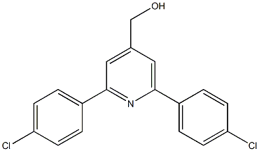 (2,6-bis(4-chlorophenyl)pyridin-4-yl)methanol Struktur