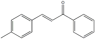 (E)-1-phenyl-3-p-tolylprop-2-en-1-one Struktur