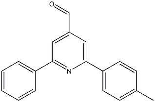 2-phenyl-6-p-tolylpyridine-4-carbaldehyde Struktur