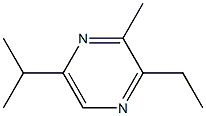 2-METHYL-3-ETHYL-6-ISOPROPYLPYRAZINE Struktur