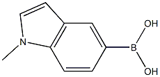 N-METHYLINDOLE-5-BORONIC AICD Struktur