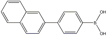 4-(naphthalene-2-yl)phenylboronic acid Struktur