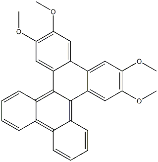 2,3,6,7-TETRAMETHOXYPHENANTHRO[9,10-L]PHENANTHRENE Struktur