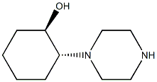 (1R,2R)-2-PIPERAZIN-1-YLCYCLOHEXANOL Struktur