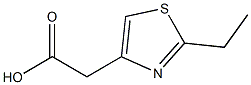 (2-ETHYL-1,3-THIAZOL-4-YL)ACETIC ACID Struktur