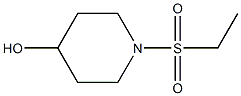 1-(ETHYLSULFONYL)PIPERIDIN-4-OL Struktur